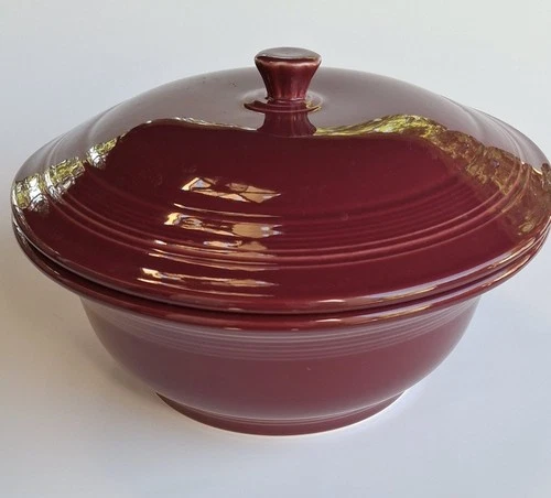 Fiestaware Covered Casserole Dish With Lid for 70oz Casserole Cinnabar Retired