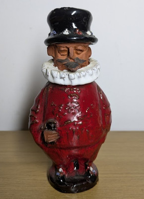 Chelsea Studio Keramik Beefeater Figur London Guard 7,5'' handbemalt Vintage