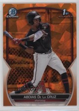 2023 Bowman Sapphire Edition Orange 23/50 Abdias De La Cruz #BCP-34 18vm