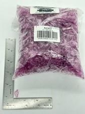 1.15 Pounds 2000 Pcs Acrylic Frosted, Leaves, Beads Caps PURPLE WHISPY LEAF