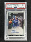 2018-19 Impeccable Shai Gilgeous-Alexander RC Auto Holo Silver /25 PSA 9 MINT