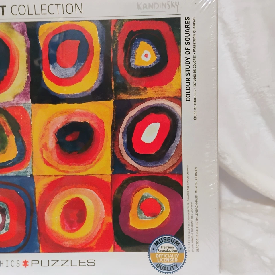 Wassily Kandinsky Colour Study of Squares 1000 Pc Puzzle Fine Art NEW Sealed - Image 4 of 4