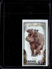 2020 Topps Allen & Ginter #SS-13 Hippo Mini Safari Sights