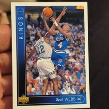 Upper Deck 1993-94 Spud Webb Sacramento Kings NBA Base Set Card #286