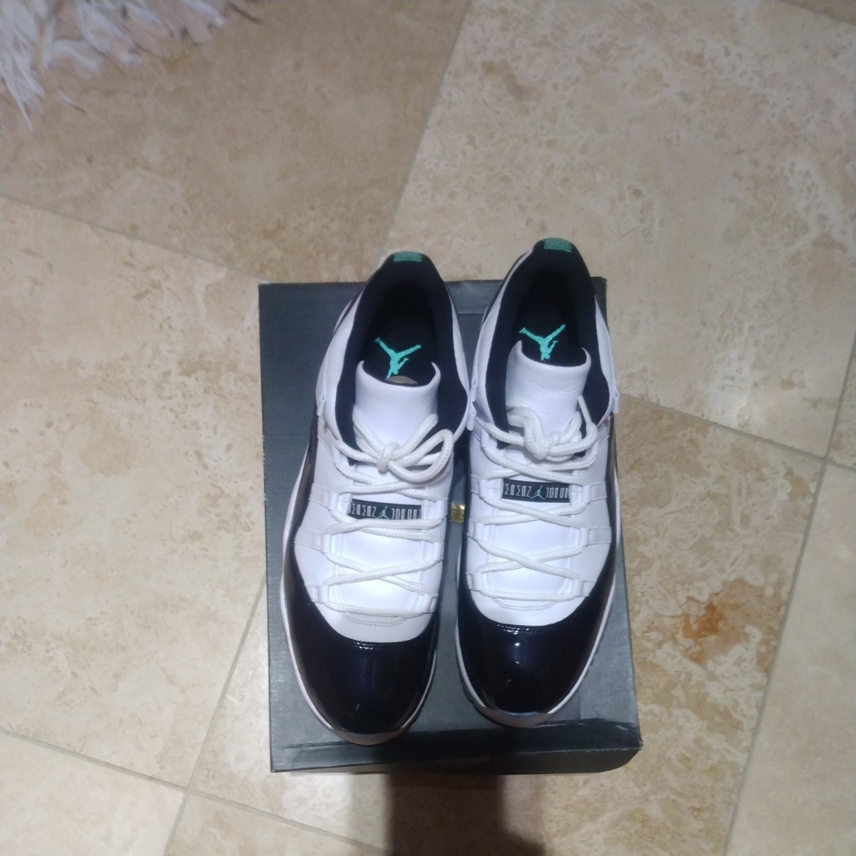 Size 14 Air Jordan 11 Retro Low Emerald for sale online