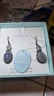 YS Earrings 1.25”•925 SterlingSilver•Blue Topaz•Quartz•6.1g•Crafted In India NIB — photo 1