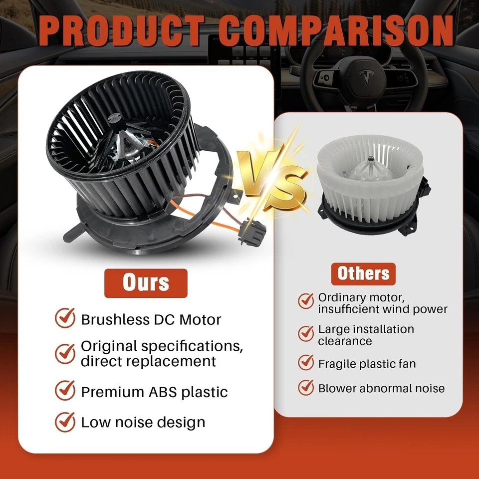 Motor calentador soplador HVAC para Audi A3 A3 Quattro 2006-2013 Golf Jetta 2005-2018 Foto 3 de 4