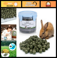Natural Timothy Hay Cubes 24oz - 100% Pure Pellets for Rabbits, Tortoises & Guin