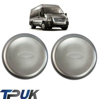 2X Radnabenabdeckung Zierblenden Vorne Ford Transit Mk6 Mk7 Mk8 Silber