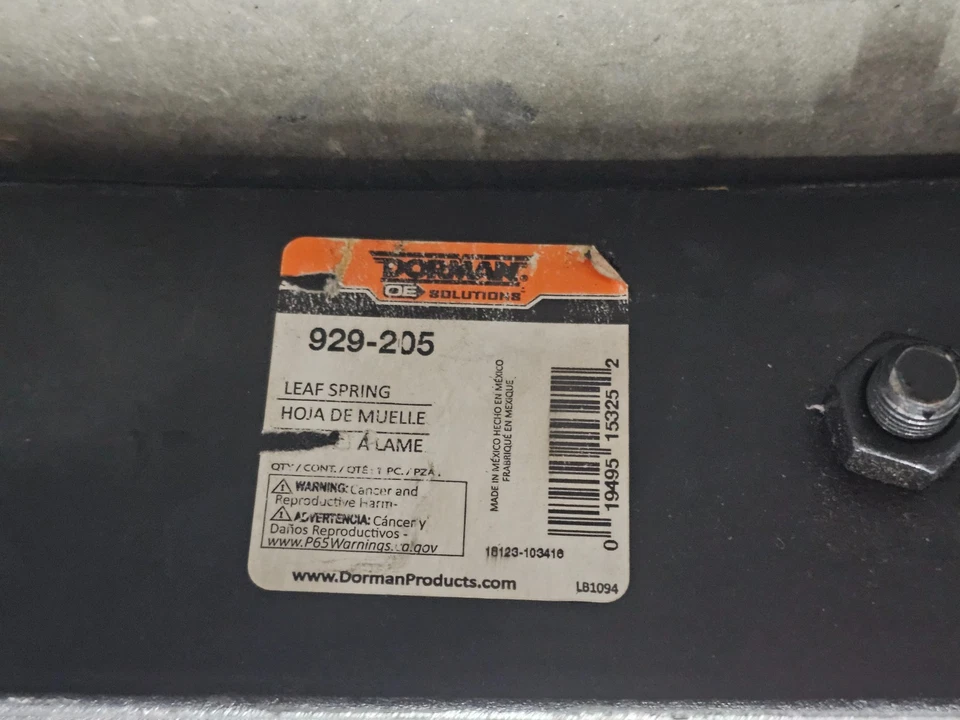 Dorman 929-205 - Rear Leaf Spring for 1987-1990 Ford F-150 F-250 F-350 - Image 4 of 4