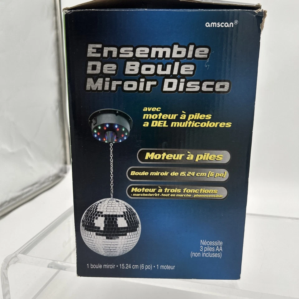 Amscan Visual Effects - MBK - Mirrored Disco Ball - 6 in. #128 - Image 3 of 4