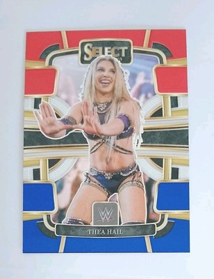 2024 Panini Select WWE - Thea Hail - RED & BLUE PRIZM