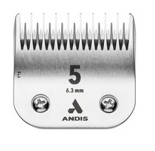 Andis Carbon Infused Steel UltraEdge Dog Clipper Blade, Size-5 Skip Tooth, 1/4"