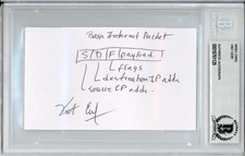 Vint Cerf INTERNET PACKET SIGNED ORIGINAL 1/1 SKETCH BAS Beckett COA Google