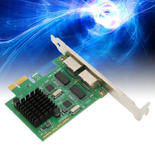 Pci E Nic Netzwerkkarte 2-Wege-Rj45-Anschluss Für Rtl8111G-Chipsatz Pcie X1 KUI - Photo 22/23
