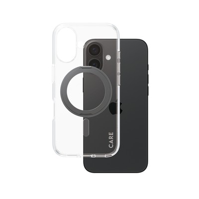 CARE Case Feature Black Kickstand MagSAFE Schutzhülle für iPhone 16 BRANDNEU