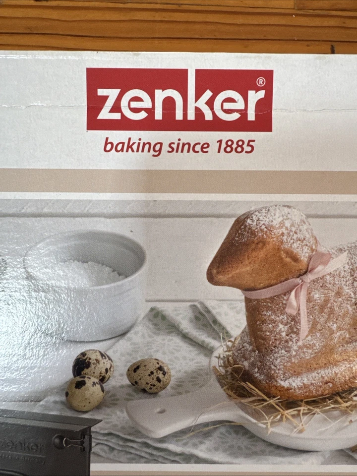 Zenker  Lamb Baking Pan Mold 1 L Easter 3D Cake Spring Made in Germany - Image 2 of 4