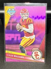 2023 Bowman U Chrome Pink Refractor Caleb Williams #1