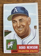 1953 Topps Bobo Newsom Philadelphia Athletics RC #15 GD-VG