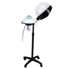 Salon Spa Hair Steamer Rolling Stand Hooded Hair Coloring Perming UJDD