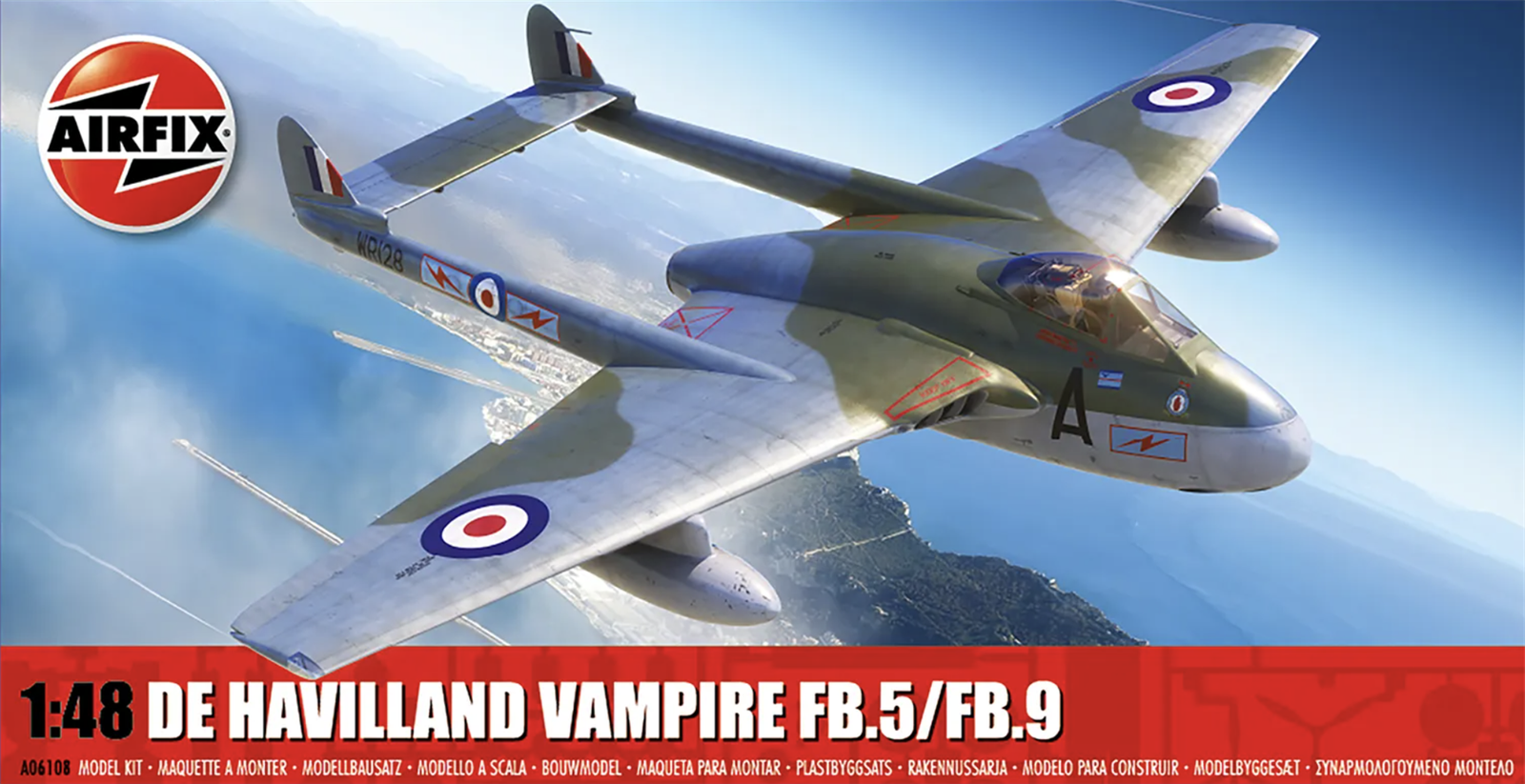 Airfix Mehrfarbig De Havilland Vampire Fb.5/Fb.9 - Bild 4