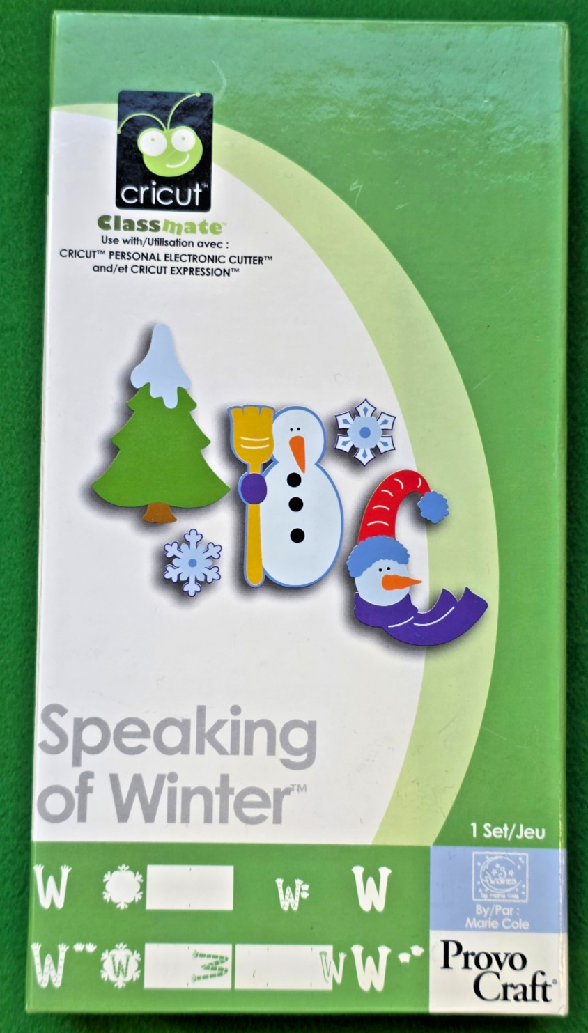Cricut Cartridge, Book + Overlay - SPEAKING OF WINTER - Link Status Unknown