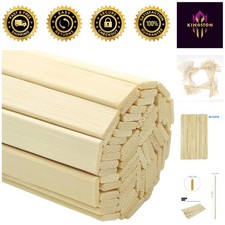 120 Bamboo Craft Sticks - 15.7 Inch Strips for All Your Crafting Needs