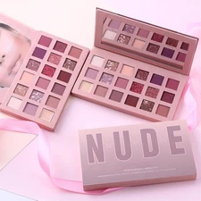 HUDA GIRL BEAUTY Nude Edition Eyeshadow Palette | 18 Matte & Shimmer Shades
