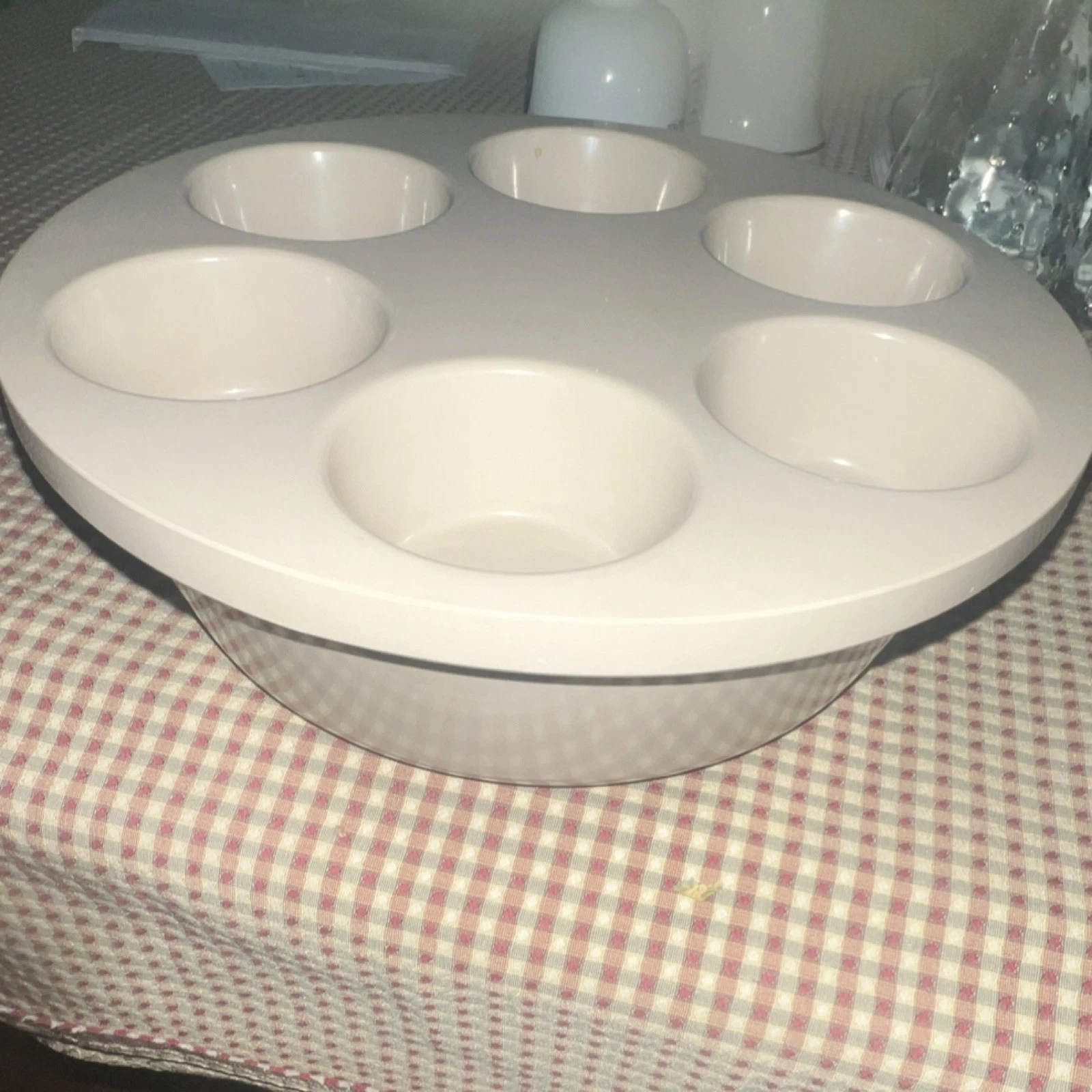 Microware Egg Poacher PM447-TI 488 Beige Plastic Microwave Cooking Gadget