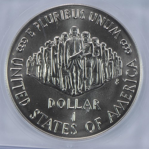 1987-P Constitution Commemorative Silver Dollar MS70 ICG *1257 - Picture 4 of 5