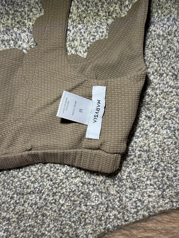 Marysia Swim Mini Palm Springs Bikini Top, Coco - Sz Medium - Image 2 of 4