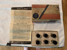Vintage  Minnesota fishing Min-O-Dye Scented  Minnow Dye Le Sueur, MN