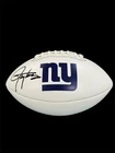 Lawrence Taylor Signed New York Giants White Panel Football SWAU Witnessed