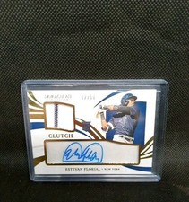 Estevan Florial 2021 Immaculate #CCR-EF  Clearly Clutch Rookie Relic Auto /50