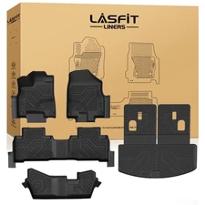 LASFIT Floor Mat for Acura MDX 2014-2020 7 Seat 1st& 2nd & 3rd Row & Cargo Liner