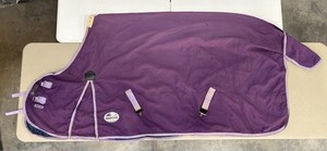 78” Weatherbeeta Original Rain Sheet, Purple, Used, Not Waterproof