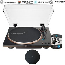 Audio-Technica Fully Automatic Belt-Drive Turntable w/ 2 Year Warranty Bundle