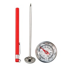 Edelstahl-Bodentemperaturmesser, Gartenzubeh�...