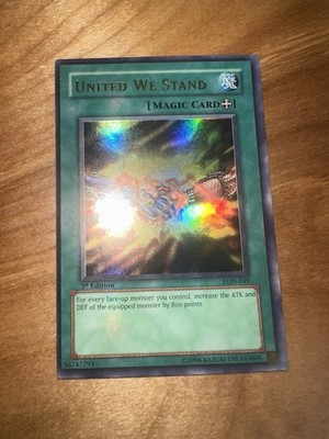 2003 Yu-Gi-Oh 1st Edition United We Stand #LON-049 PACK FRESH MINT