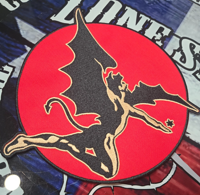 ブラック・サバス「ヘンリー」 オリジナル ヴィンテージパッチ LARGE EMBROIDERED BLACK SABBATH HENRY ROCK BAND BACK PATCH (Please