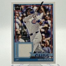 2026 Topps Series 1 - 1991 Topps Baseball Relic - Seiya Suzuki #91R-SSU