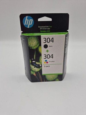 HP 304 Black + Tri Colour Druckerpatrone MHD 08/2026