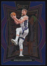 2024-25 Panini Select Blue Domantas Sabonis Concourse Sacramento Kings #24