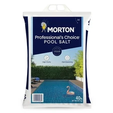 Morton Professional's Choice Pool Salt 40lb Bag Premium Fast Dissolving