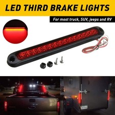Car Red 15led High Mount Third Brake 3rd Stop Tail Light Lamp Universal 12v I