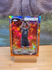 2024-25 Topps Chrome Sapphire Noah Clowney #118 Orange Sapphire /25