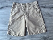 Chaps Boys Schoolwear Shorts 14 Regular Khaki Flat Front Adjustable Waist