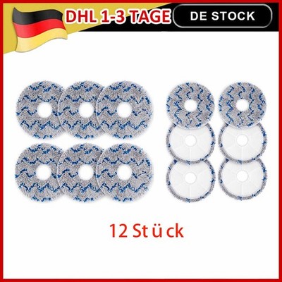 4/8/12 Stück Wischtücher für Ecovacs Deebot X2S/X2 COMBO/X2/X2 OMNI/T20/T20 OMNI