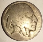 1913 P BUFFALO NICKEL - TYPE 2 - GROUND IN RECESS - RESTORED - 1913-P