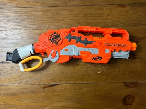 NERF Scravenger Zombie Survival System Strike Lever Action Gun Tested Working